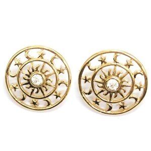 RENEE STARS & MOON STUD EARRINGS